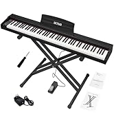 電子ピアノ 88鍵盤 木製 ハンマーアクション 電子ピアノ Amazon | KIMFBAY 電子ピアノ 88鍵盤 ハンマーアクション鍵盤